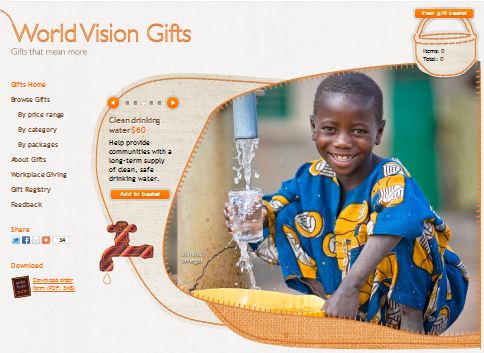 World Vision gifts
